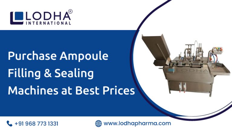 Purchase Ampoule Filling & Sealing Machines at Best Prices