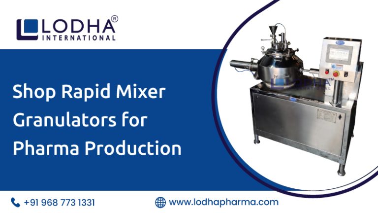 Shop Rapid Mixer Granulators for Pharma Production