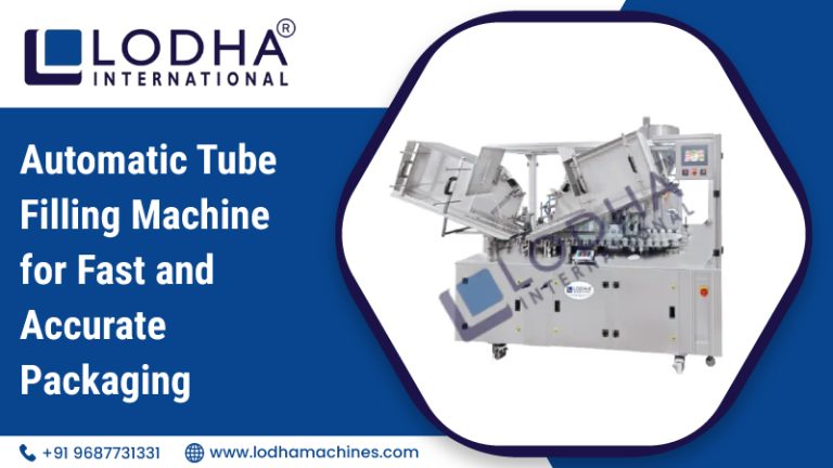 Automatic Tube Filling Machine for Fast and Accurate Packaging