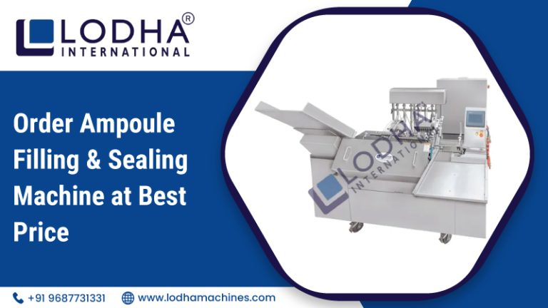 Order Ampoule Filling & Sealing Machine at Best Price