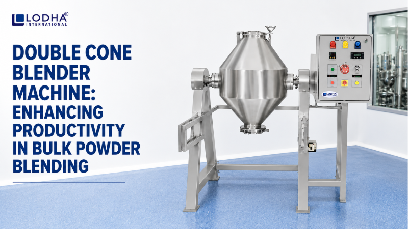 Double Cone Blender Machine: Enhancing Productivity in Bulk Powder Blending