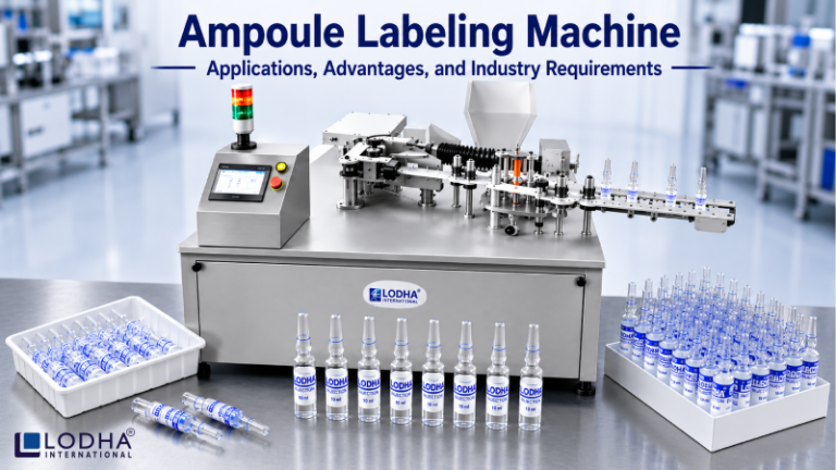Ampoule Labeling Machine Applications, Advantages, and Industry Requirements