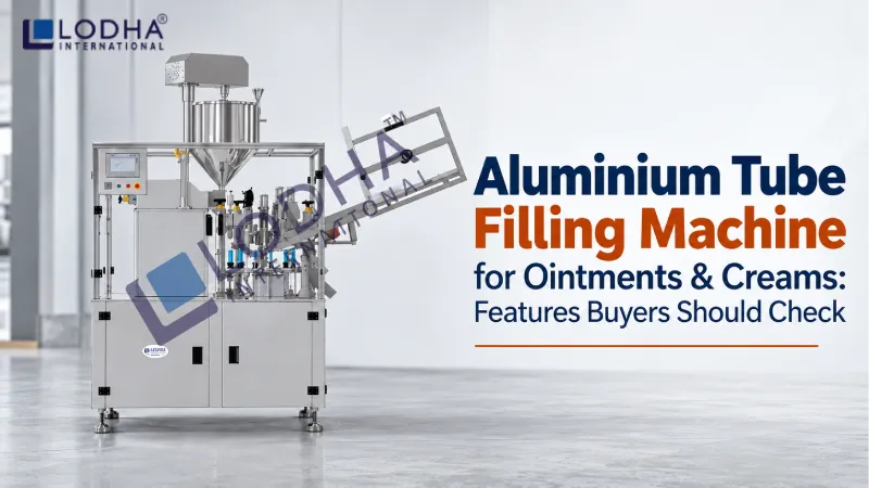 Aluminium Tube Filling Machine for Ointments & Creams: Features Buyers Should Check