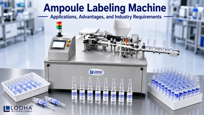 Ampoule Labeling Machine Applications Advantages and Industry Requirements