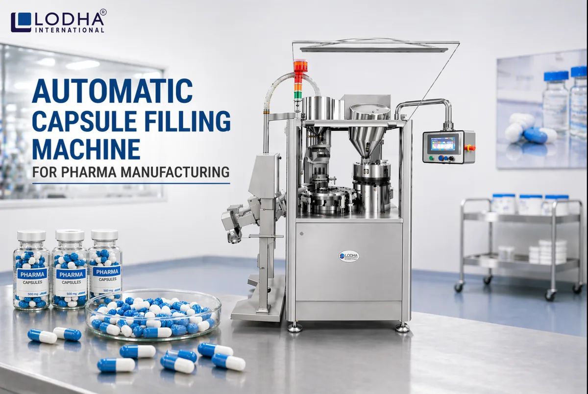 Automatic Capsule Filling Machine for Pharma Manufacturing