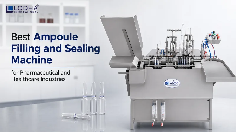 Best Ampoule Filling and Sealing Machine for Pharmaceutical and Healthcare Industries
