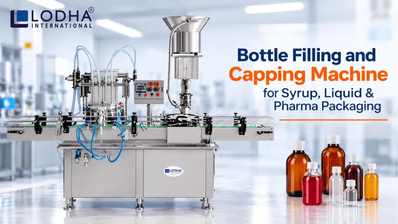 Bottle Filling and Capping Machine for Syrup, Liquid & Pharma Packaging