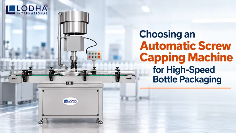 Choosing an Automatic Screw Capping Machine for High-Speed Bottle Packaging