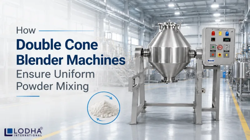How Double Cone Blender Machines Ensure Uniform Powder Mixing