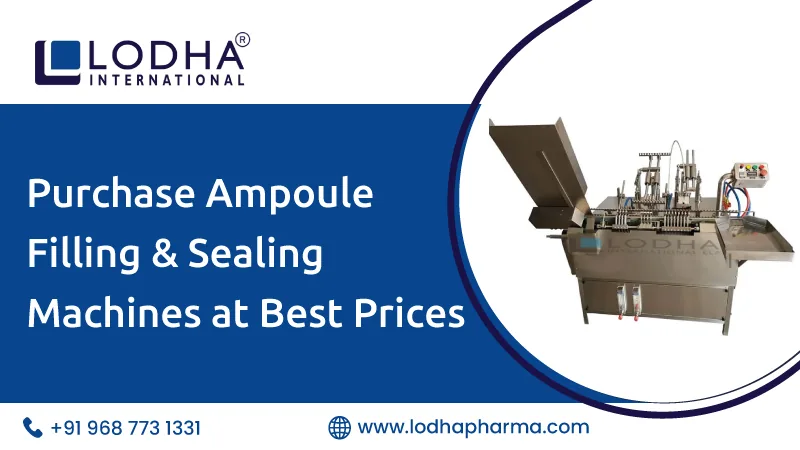 Purchase Ampoule Filling & Sealing Machines at Best Prices